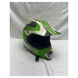 Kawasaki Green Motorcycle Helmet