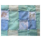 Handmade Care Bear Patchwork Quilt
