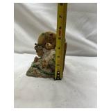 Decorative Garden Scene with Bear display piece possible Book End