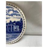 Blue and White Mount Vernon Decorative Plate
