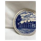 Blue and White Mount Vernon Decorative Plate