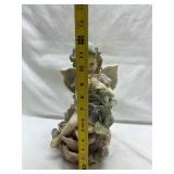 Decorative Porcelain Cherub Figurine