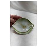 Decorative Glass Leaf Dish