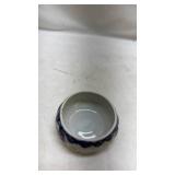 Hand Painted Porcelain Bowl with Floral Design