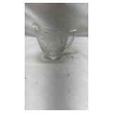 Clear Glass Pedestal Dessert Bowls Set