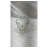 Clear Glass Pedestal Dessert Bowls Set