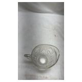 Clear Glass Pedestal Dessert Bowls Set