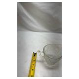 Clear Glass Pedestal Dessert Bowls Set