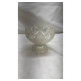 Clear Glass Pedestal Dessert Bowls Set