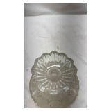 Clear Glass Pedestal Dessert Bowls Set