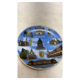 Leipzig German Landmarks Decorative Plate