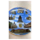 Leipzig German Landmarks Decorative Plate