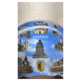 Leipzig German Landmarks Decorative Plate