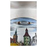 European Cityscape Decorative Plate