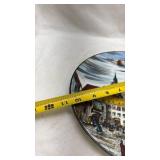 European Cityscape Decorative Plate