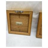 Mid-Century Abstract Landscape Oil Painting Set