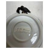 Hand Painted Monarch Butterfly Decorative Plate