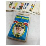 Old Maid Card Game With Blue Box