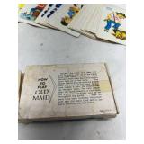 Old Maid Card Game With Blue Box