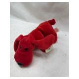 TY Beanie Baby Red Dog Plush