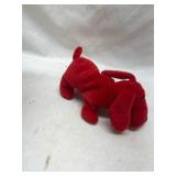 TY Beanie Baby Red Dog Plush