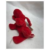 TY Beanie Baby Red Dog Plush