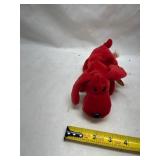 TY Beanie Baby Red Dog Plush