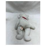 Ty Beanie Baby Valentino White Bear