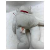 Ty Beanie Baby Valentino White Bear