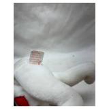 Ty Beanie Baby Valentino White Bear