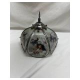 Native American Scene Glass Pane Light Shade Only