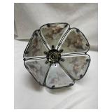 Native American Scene Glass Pane Light Shade Only