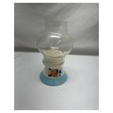 Japanese Ceramic Tea Light Holder with Floral Design