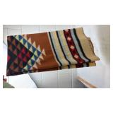 Southwestern Pattern Textile Collection with Decorative Pillow
