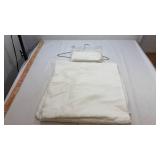 White Cotton Embroidered Tablecloths Set