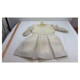 White Lace Christening Gown