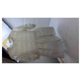 White Lace Christening Gown