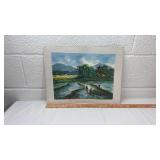 Asian Art Print Collection - Landscape and Figure Studies