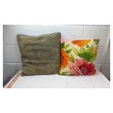 Decorative Floral Throw Pillow Set