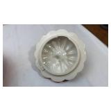 Orange Ceramic Pumpkin Container with Lid