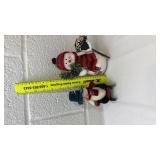 Decorative Snowman Figurine Collection