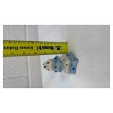 Blue and White Ceramic Snowman Salt and Pepper Shakers