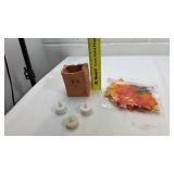 Fall Decor Set with LED Maple Leaf Garland