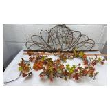 Fall Maple Leaf Garland with Wire Branch