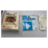 Sewing Supplies Bundle - Cotton Batting and Interfacing