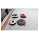 Holiday Craft Supply Bundle - Ribbon Spools and Dauber Brushes