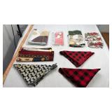 Winter Farm Scene Fabric Bundle with Buffalo Plaid