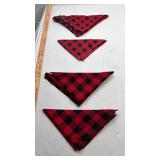 Winter Farm Scene Fabric Bundle with Buffalo Plaid