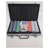 Poker Chip Set with Aluminum Case