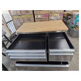 TRINITY 48x26 Stainless Steel Rolling Workbench With Keys. $1299. Commercial Grade. Heavy !